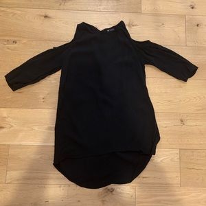 Sparkle & Fade cold shoulder top